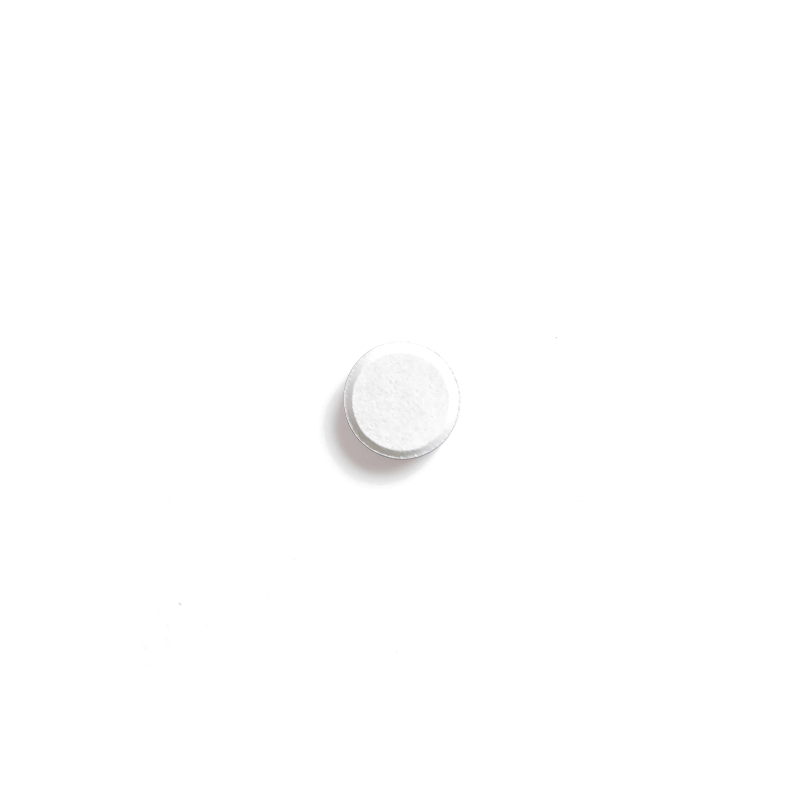 Biotin, a single pill on a transparent background