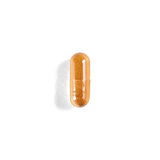 CoQ10+, a single pill on a transparent background