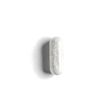 L-Tyrosine, a single pill on a transparent background