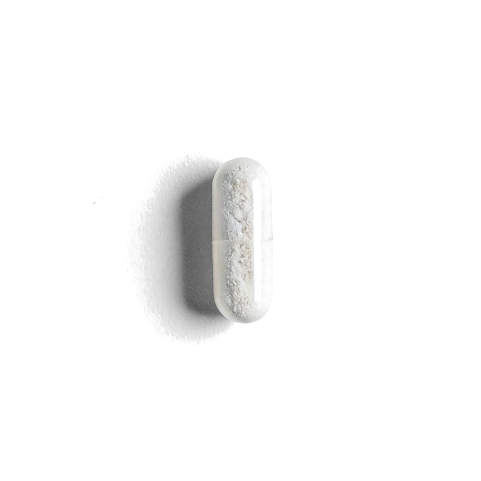 L-Tyrosine, a single pill on a transparent background
