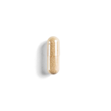 Probiotic, a single pill on a transparent background