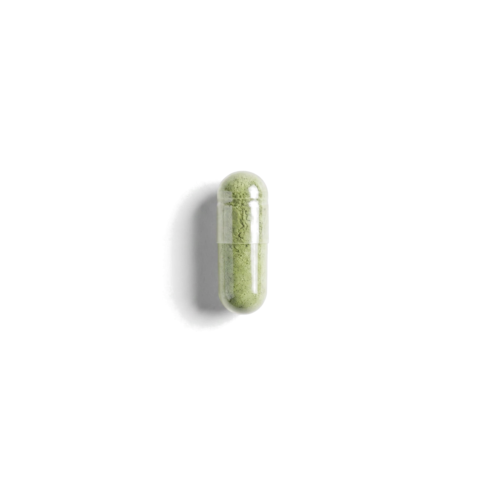 Selenium, a single pill on a transparent background