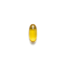 Vegan Omega-3, a single pill on a transparent background