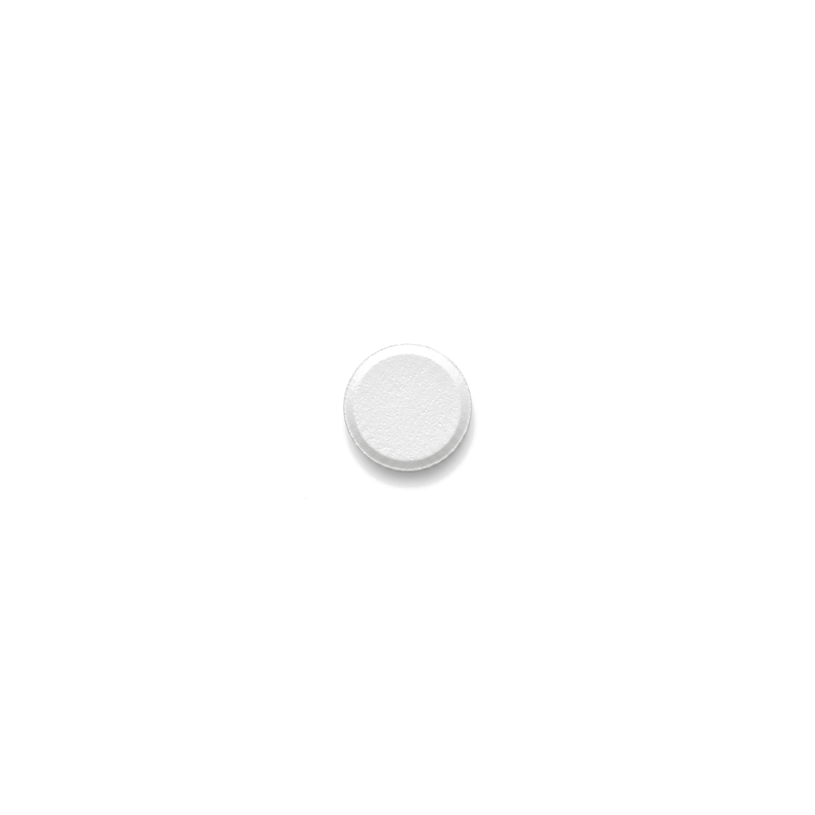 Zinc, a single pill on a transparent background