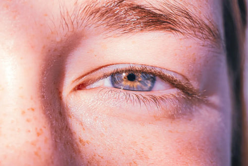 Close-up of human eyes
