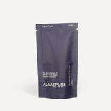 AlgaePure refill pouch standing on a cream background